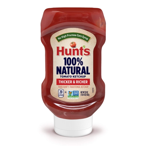 Natural ketchup, upside down package, 567g