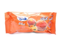 Orange cupcake 65 gm 2 pieces
