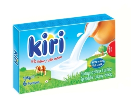 Kiri cheese, 6 pieces, 108 grams, French