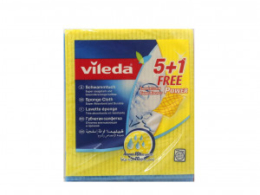 Vileda Sponge Cloth 5+1