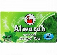 شاى الوزه اخضر بالنعناع اكياس 25 كيس