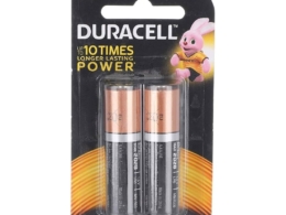 Duracell Alkaline Basic AA batteries, 2 pieces