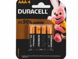 Duracell Battery AAA Monet 4 Pack