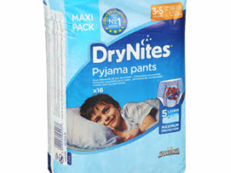 Dry night underwear for boys 3-5 years, 16 diapers