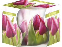 شمع معطر مزين ورد ارورا 100 جم