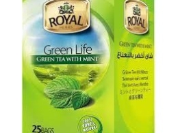 شاى اخضربالنعناع  رويال 25×2 جم