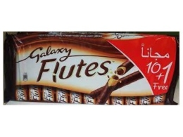 Galaxy Flutes chocolate 22.5 gm 10+1 free