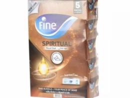 مناديل وجه العود الفضي معطر طبقتين 5*120منديل