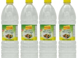 Lebanese white vinegar, Yamama, 1 liter, 4 pieces