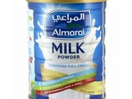 حليب مجفف كامل الدسم مدعم المراعي 900جم