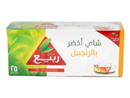 شاي ربيع اخضر بالزنجبيل 25 كيس 1.6 جرام