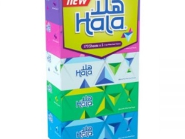Hala Facial Tissue 2ply X170 Sheets Pack Of 5