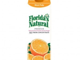 Florida orange juice 900ml carton