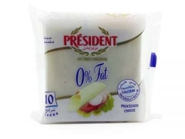 President 0.9% Fat Cheese Slices