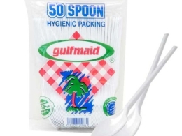 Large plastic spoon, Gulfamed