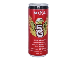 شراب فوار مكسا فيف جي 250مل شاي اخضر  عنب