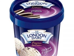London Dairy Ice Cream Cookies & Cream Cup