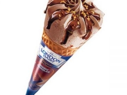 London Dairy Cone Ice Cream Chocolate