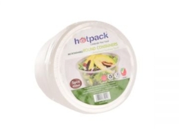 Hot Pack Microwave Container 5pc