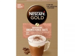 Nescafe Gold Cappuccino Unsweetened 10x14.2gm