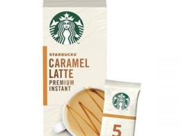 Starbucks White Caramel Latte Premium Instant Coffee Mix 23gm Pack Of 5
