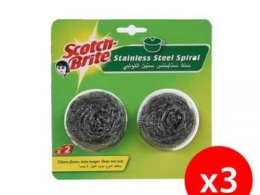 Spiral wire for scouring, 2 sq. Scotch-Brite 2+1 free