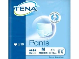 Diapers for the elderly, medium shorts, Tena, 10 pads