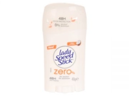 Lady Speed Stick Zero% Antiperspirant Deodorant Stick Fresh Coconut 40 Gm