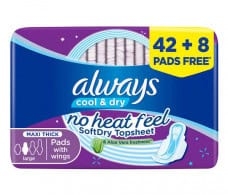 Always Women's Napkins with Aloe Vera Fresh 450