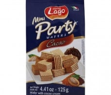 Lago Mini Party Wafers Cacao Cream 125gm