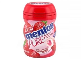 Mentos Strawberry Gum Nano Bottle 20gm