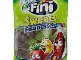 Cola flavored jelly candy covered with sugar, 160g
