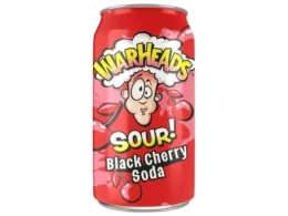 War Heads Black Cherry Soda Soda 355 ml