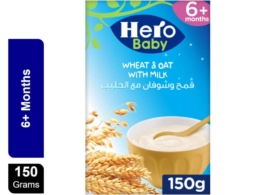 Wheat, oat and milk hero baby cereal 150 gm