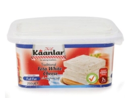 White feta cheese, cow's milk, full fat, canlar 250 pounds