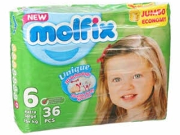 Molfix Jumbo Baby Diapers No. 6 - 36 oz