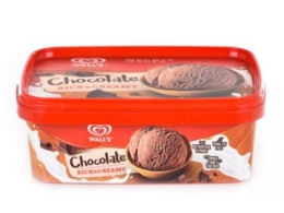 Wall's Rich & Creamy Ice Cream Chocolate 1Ltr