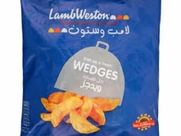 Lamb Weston seasoned potato wedges with skins 750g