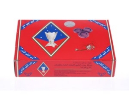 Large developed Dutch Gulf incense charcoal 50g 40ml