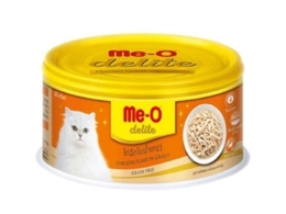 Cat food, cans of chicken pieces in gravy, Mio Delight, 80g