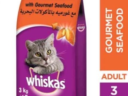 Whiskas seafood cat food 3 kg